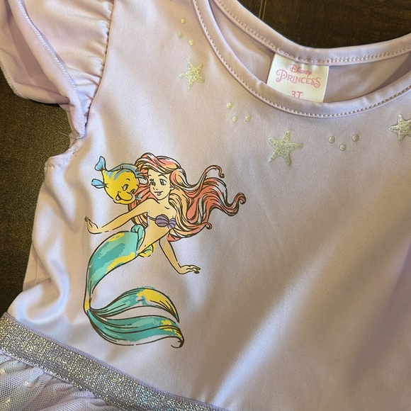 Mermaid Princess Kids Costume - Purple and Green - Picture 2 of 3